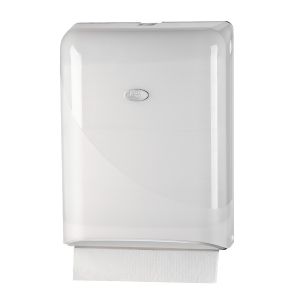 Pearl White handdoekdispenser, Z-vouw