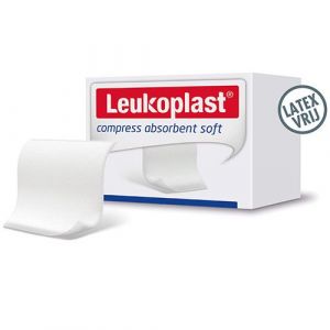 Leukoplast steriel absorberend kompres soft 10 x 20 cm, 25 stuks