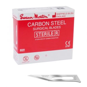 Swann Morton scalpelmesjes carbon, steriel, nr. E11