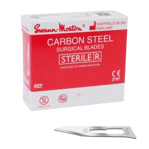 Swann Morton scalpelmesjes carbon, steriel, nr. SABRE E11