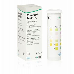 Combur 5 HC urine teststrips, 10 stuks