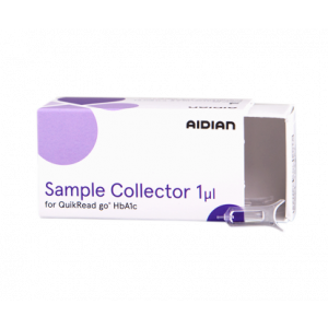 Aidian QuikRead go sample collector HbA1c  (1 µl) 25 stuks